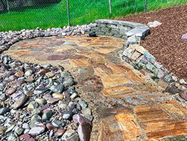 Flagstone Outdoor Living Space